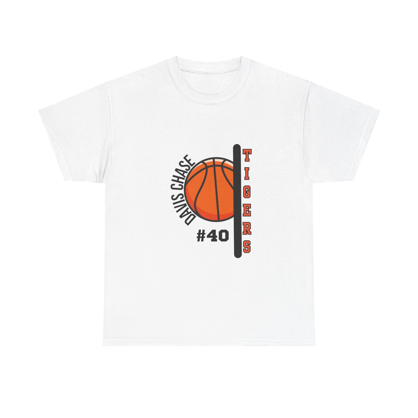 Unisex Basketball Tee | Davis Chase #40 Tigers Team Shirt
