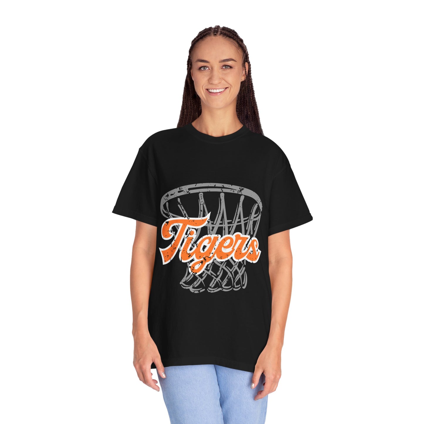 Tigers Basketball Comfort Colors Tee