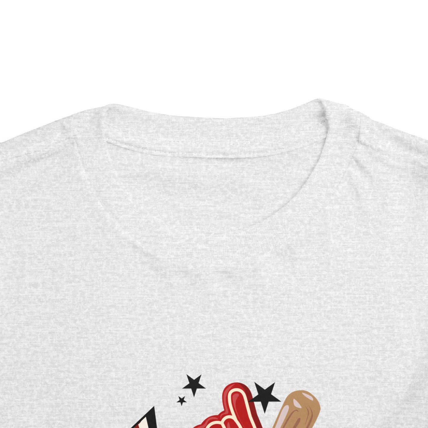 Toddler - Red Baseball tee
