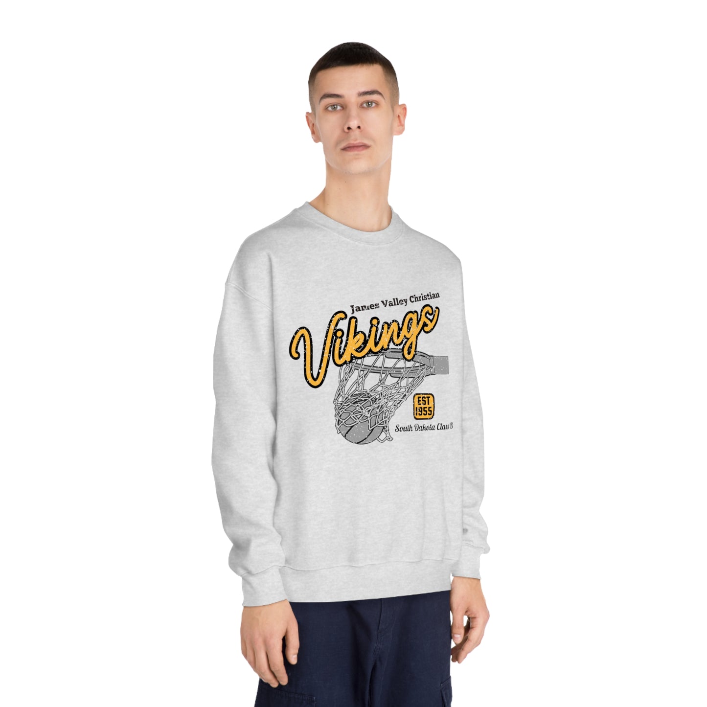 JVC Vintage Net Unisex DryBlend® Crewneck Sweatshirt
