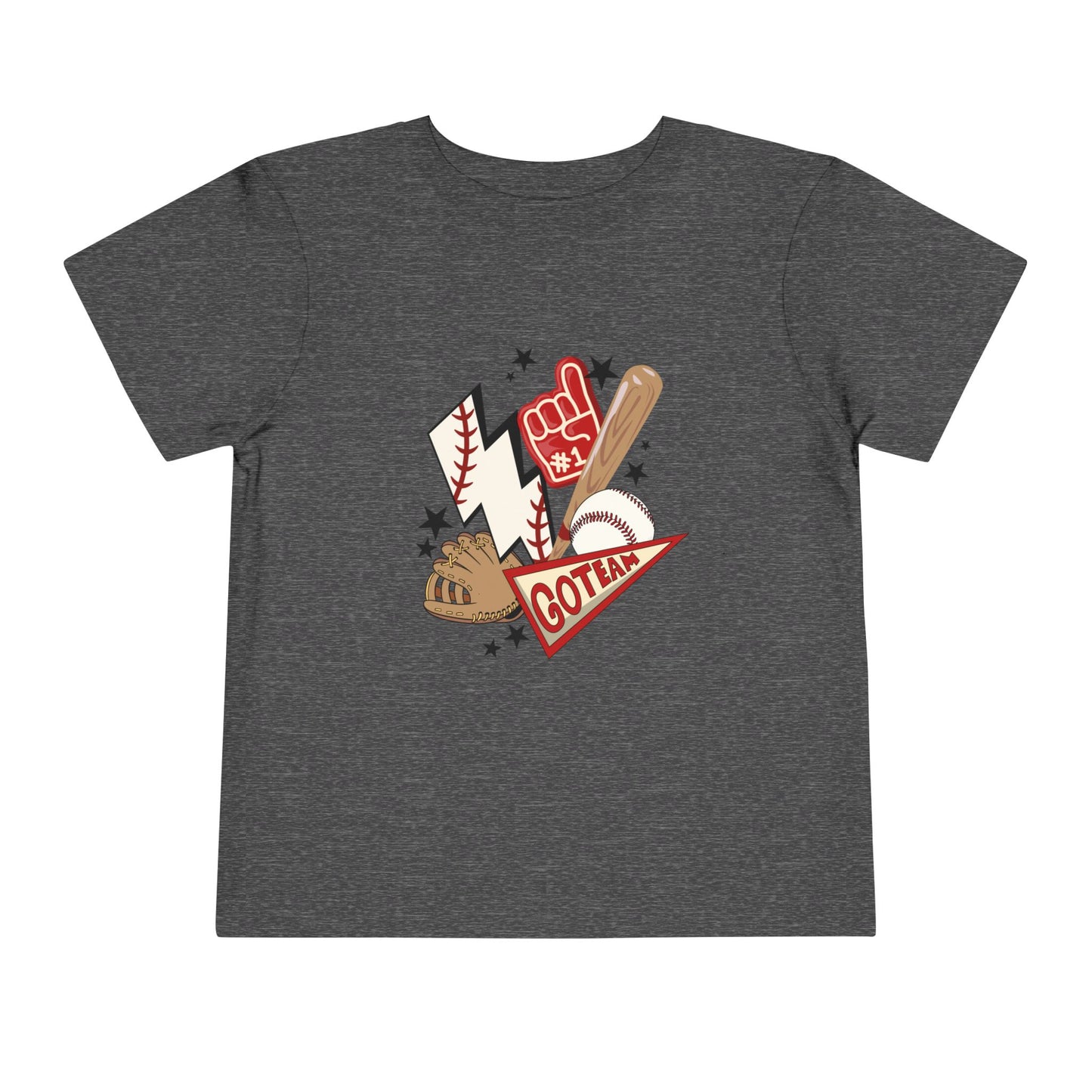 Toddler - Red Baseball tee