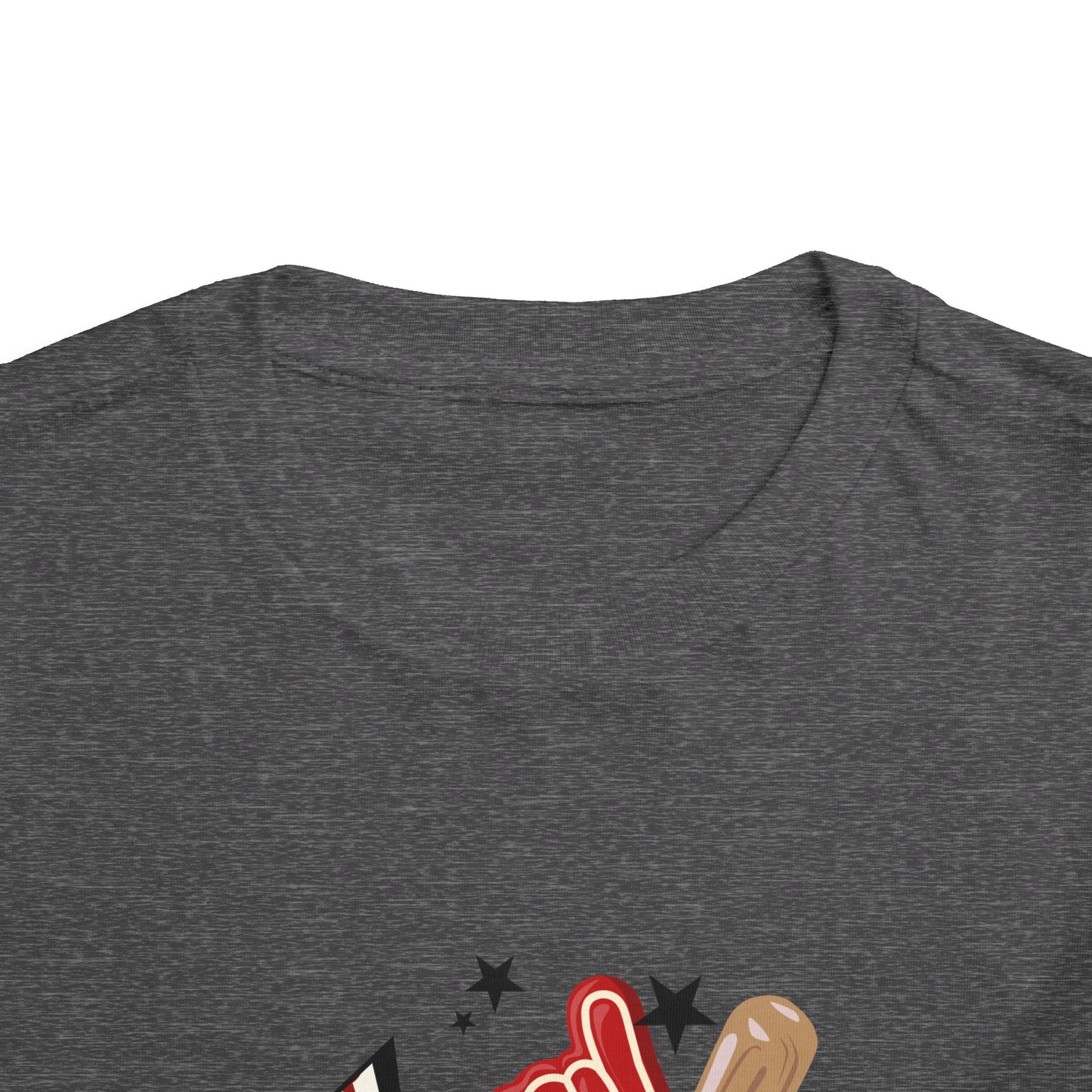 Toddler - Red Baseball tee