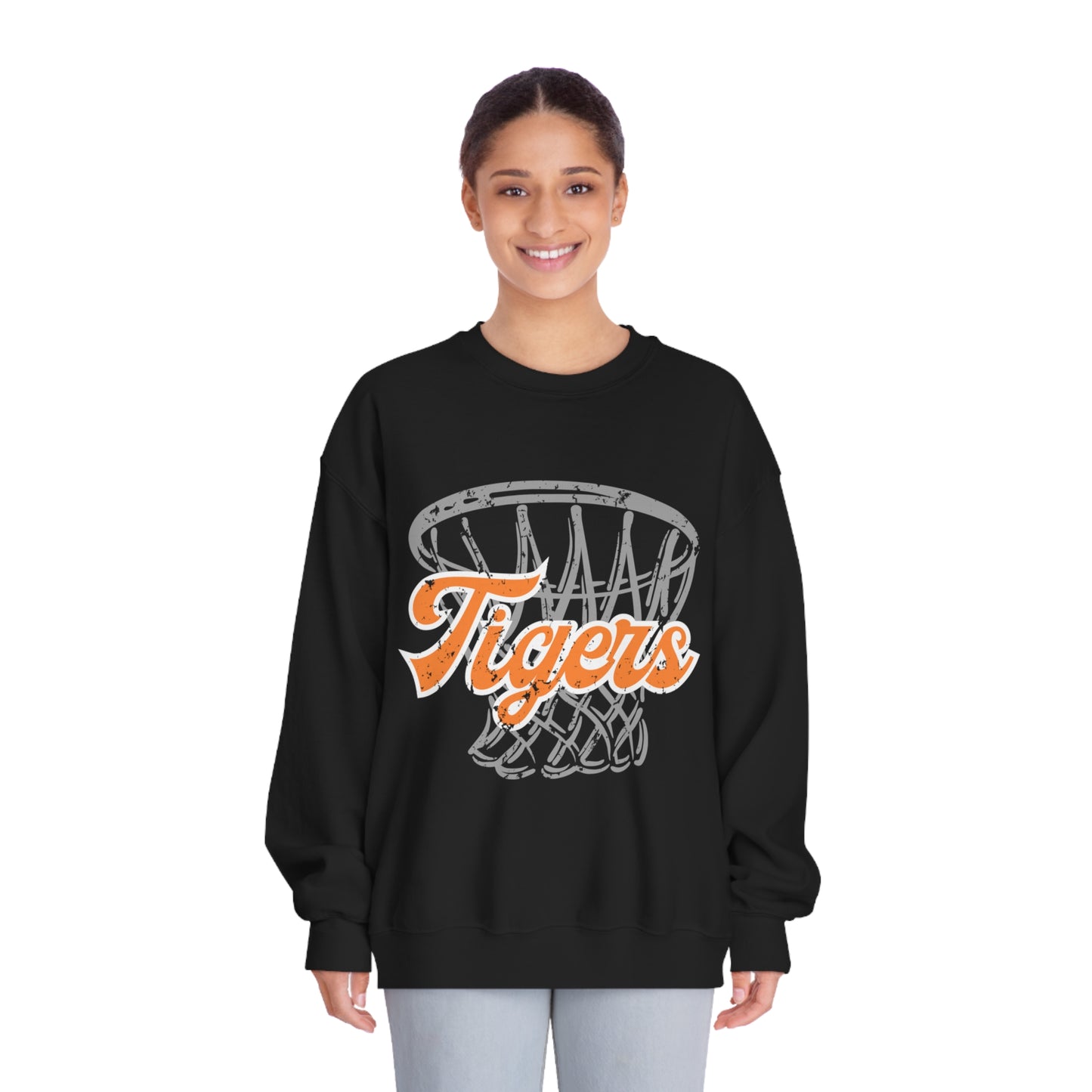 Tigers Basketball Unisex DryBlend® Crewneck Sweatshirt