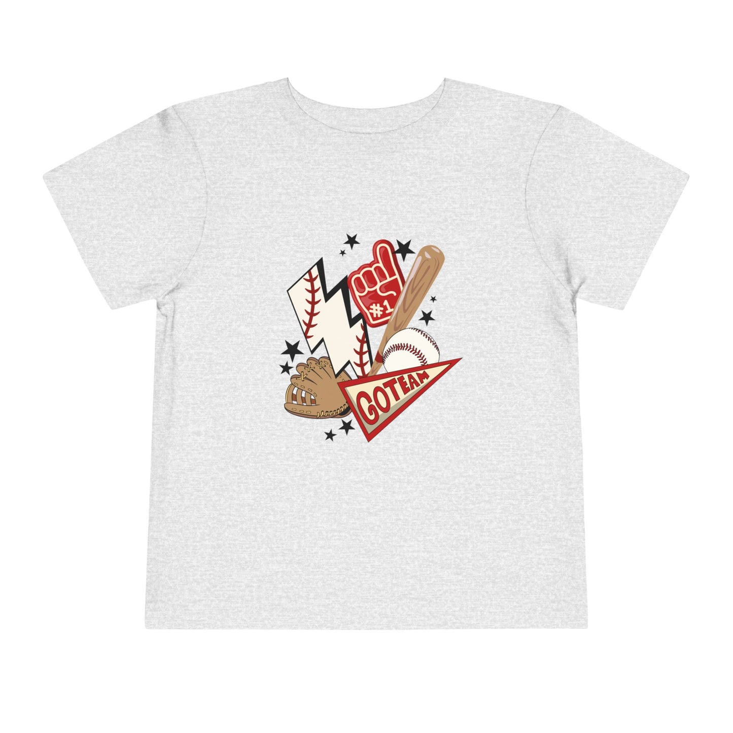 Toddler - Red Baseball tee