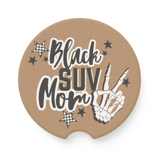 Car Coaster- Black SUV Mom