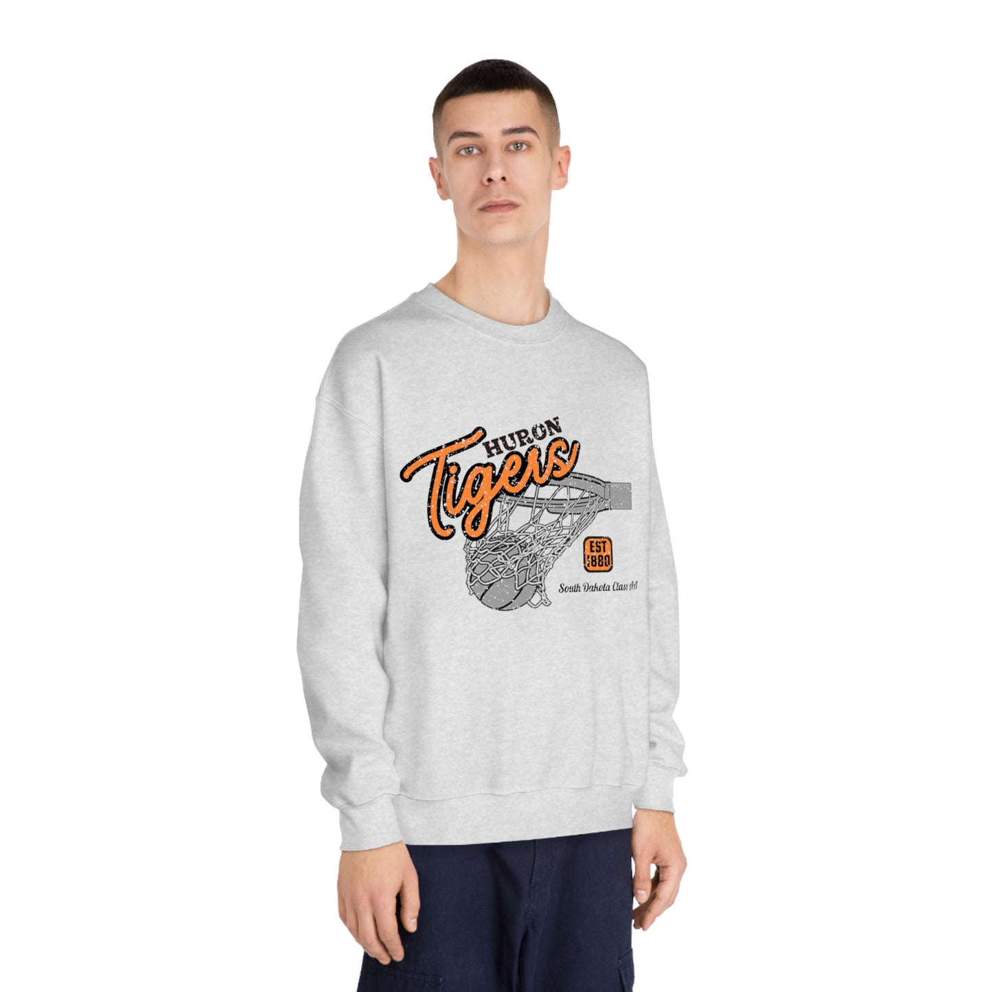 Huron Vintage Net Unisex DryBlend® Crewneck Sweatshirt