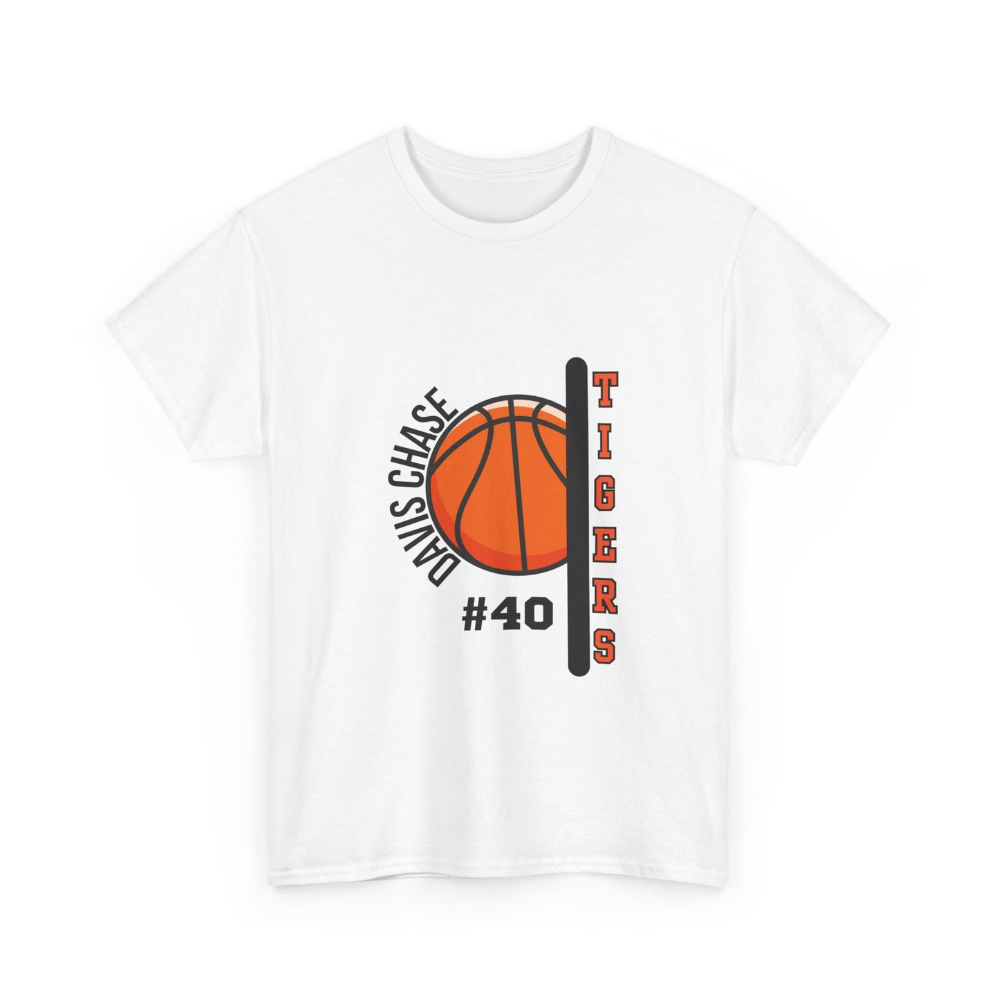 Unisex Basketball Tee | Davis Chase #40 Tigers Team Shirt