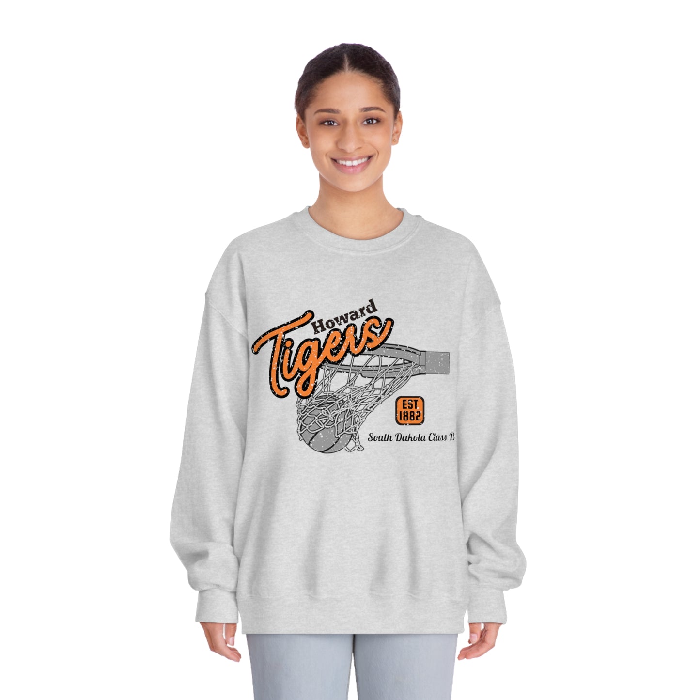 Howard Vintage Net Unisex DryBlend® Crewneck Sweatshirt