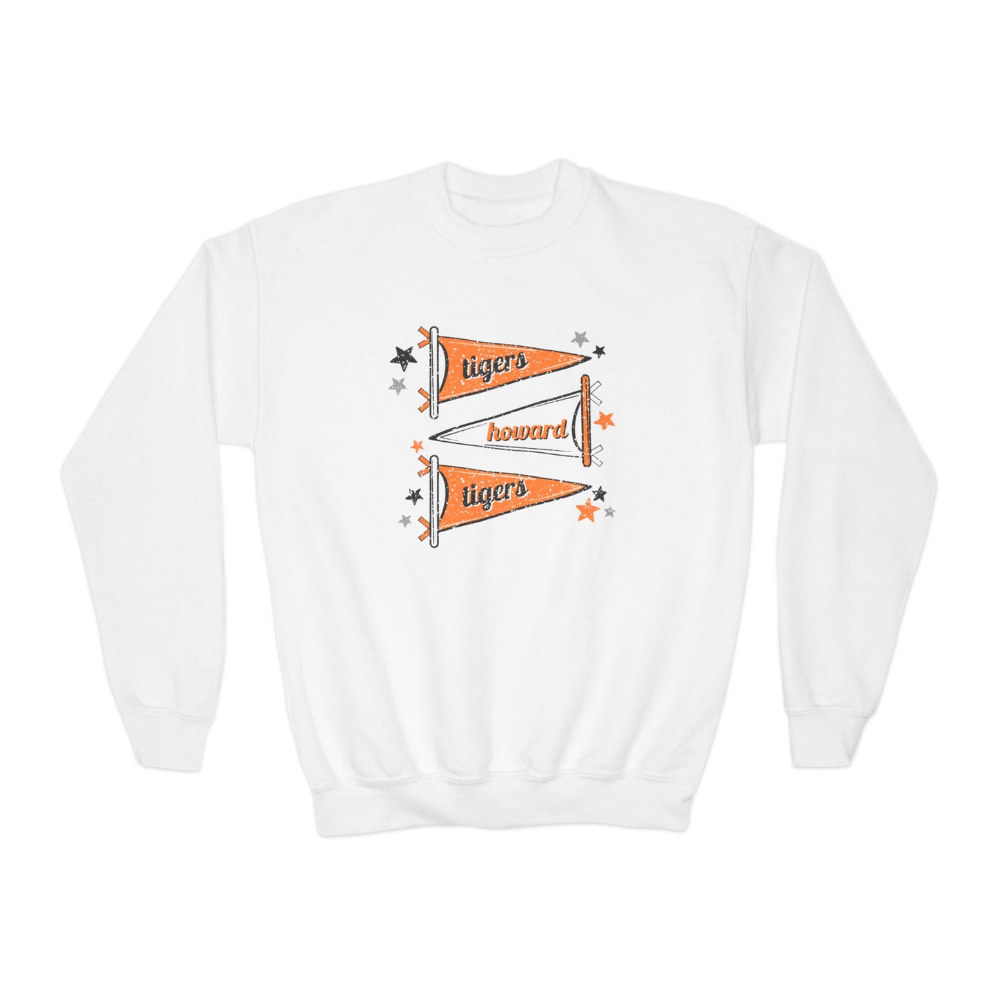 Howard Tigers Pennant Youth Crewneck Sweatshirt