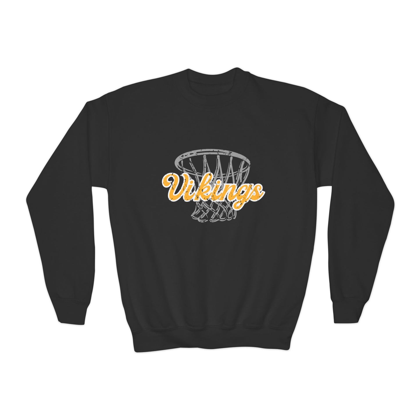 Vikings Basketball YOUTH Crewneck Sweatshirt