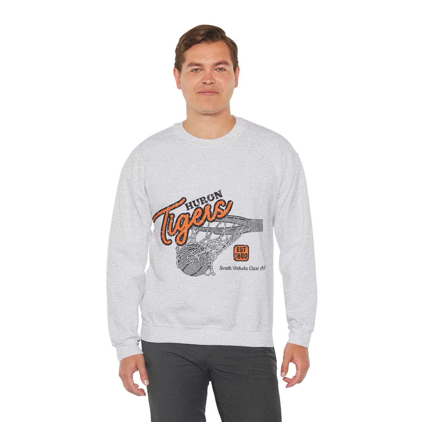 CHASE Huron vintage Net Unisex Heavy Blend™ Crewneck Sweatshirt