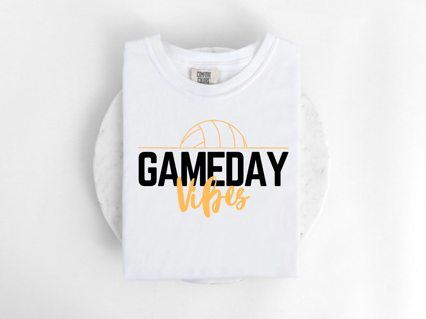 Gameday Vibes Volleyball-Gold